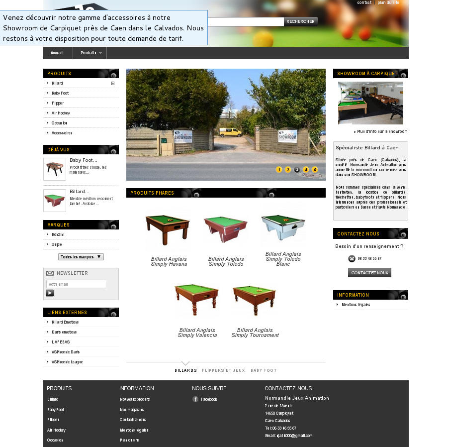 Site e-commerce prestashop 1.5