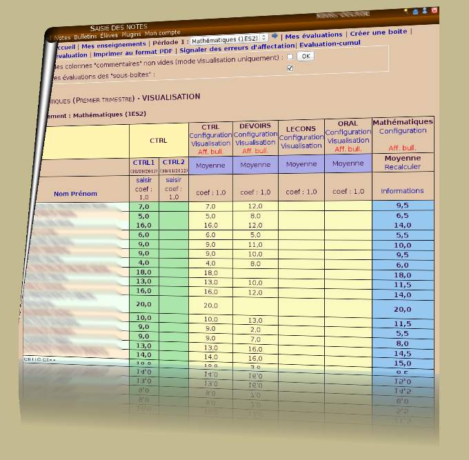 Logiciel de gestion de notes et évaluations dans le Calvados